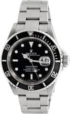 Rolex Submariner 16610 Stainless Steel Black dial 40mm Automatic watch