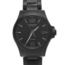 Longines Conquest V.H.P L3.716.2.66.6 Black Dial Stainless Steel Quartz #W3166