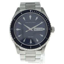 Hamilton H37551141 Jazzmaster Seaview Timepiece Blue Dial Stainless Steel