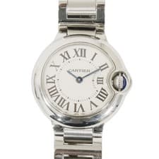 CARTIER Ballon Bleu SM Sunray 28mm Silver Stainless Steel W69010Z4 Watch Like Mi