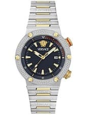 Versace Greca Logo Quartz Blue Dial Men Watch VE8G00424