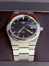 Tissot PRX Quartz 40mm Blue Dial Stainless Steel Men’s Watch Date NEW