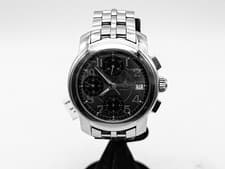 RARE $3000 BAUME & MERCIER 40mm SS CAPELAND CHRONOGRAPH AUTOMATIC Mens Watch