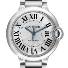 Cartier Ballon Bleu 36 Midsize Steel Silver Dial Ladies Watch W6920046
