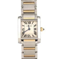 Authentic Cartier Tank Française SM Two-tone W51007Q4 SSxYG Quartz #270-004...