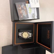 Mido Ocean Star 39mm Champagne Gold Watch + Extra Service Official