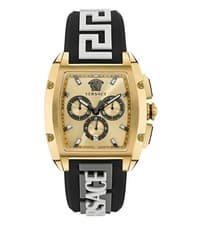 Versace Dominus Chronograph Quartz Gold Dial Men Watch VE6H00223