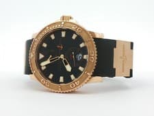 Ulysse Nardin Maxi Marine Diver Black Dial Solid Yellow Gold Automatic 266-33