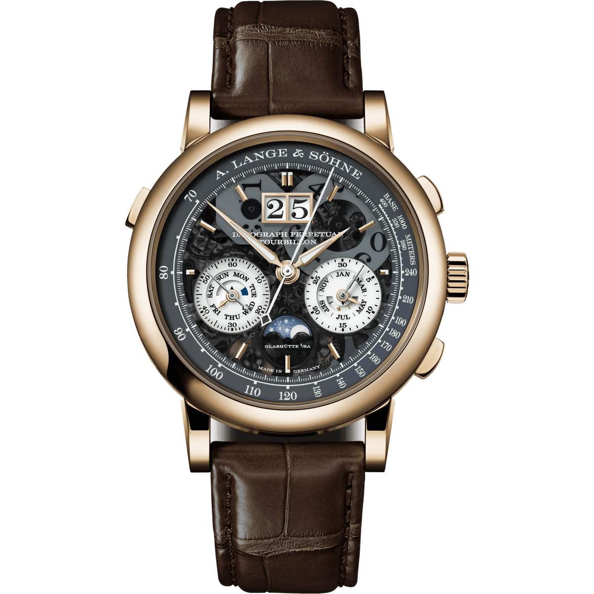 DATOGRAPH PERPETUAL TOURBILLON HONEYGOLD “Lumen” - 740.055FE