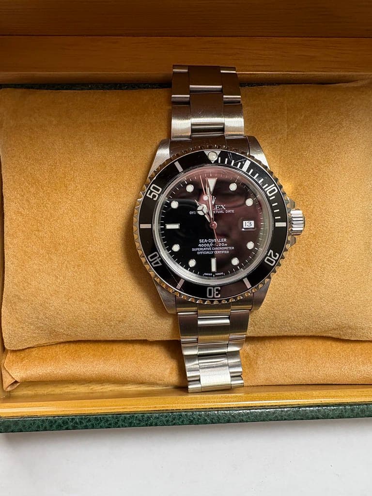 FS: Rolex Seadweller 16600, Holes Case + B&P: $7900 REDUCED