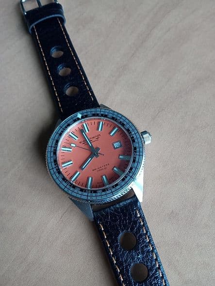 FS: EISENHARDT Caribbean Diver in Steel on Strap