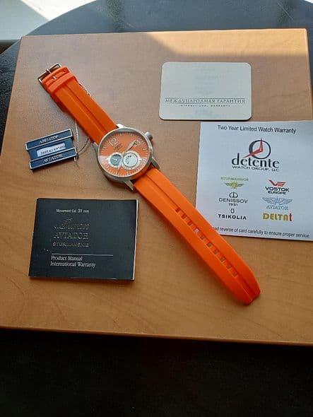 FS: LNIB POLJOT INTERNATIONAL Aviator Pilot in Steel on Strap