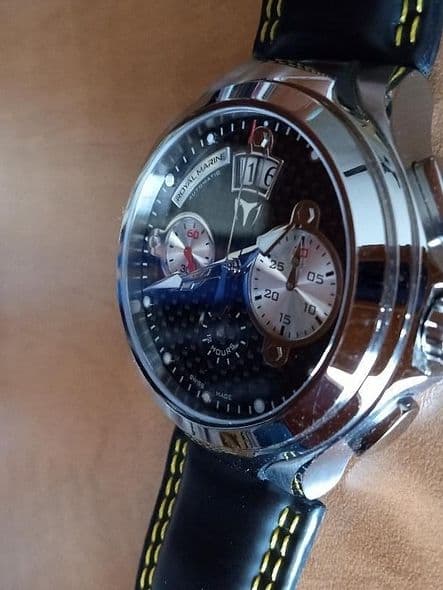 FS: TECHNOMARINE Royal Marine Carbon Fiber LE Chronograph in Steel