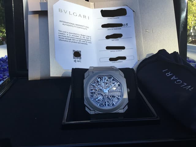 FS: Bulgari Octo Finissimo Titanium Skeleton 103610