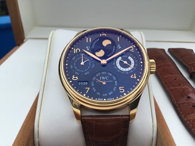 FS: IWC Portuguese Perpetual Calendar RG IW502103 WARRANTY