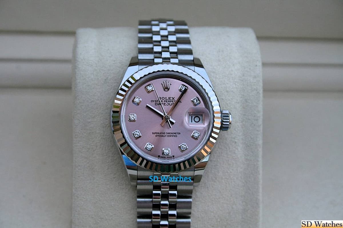 FS: ROLEX 279174 DATEJUST LADIES WATCH 28MM PINK DIAMOND DIAL