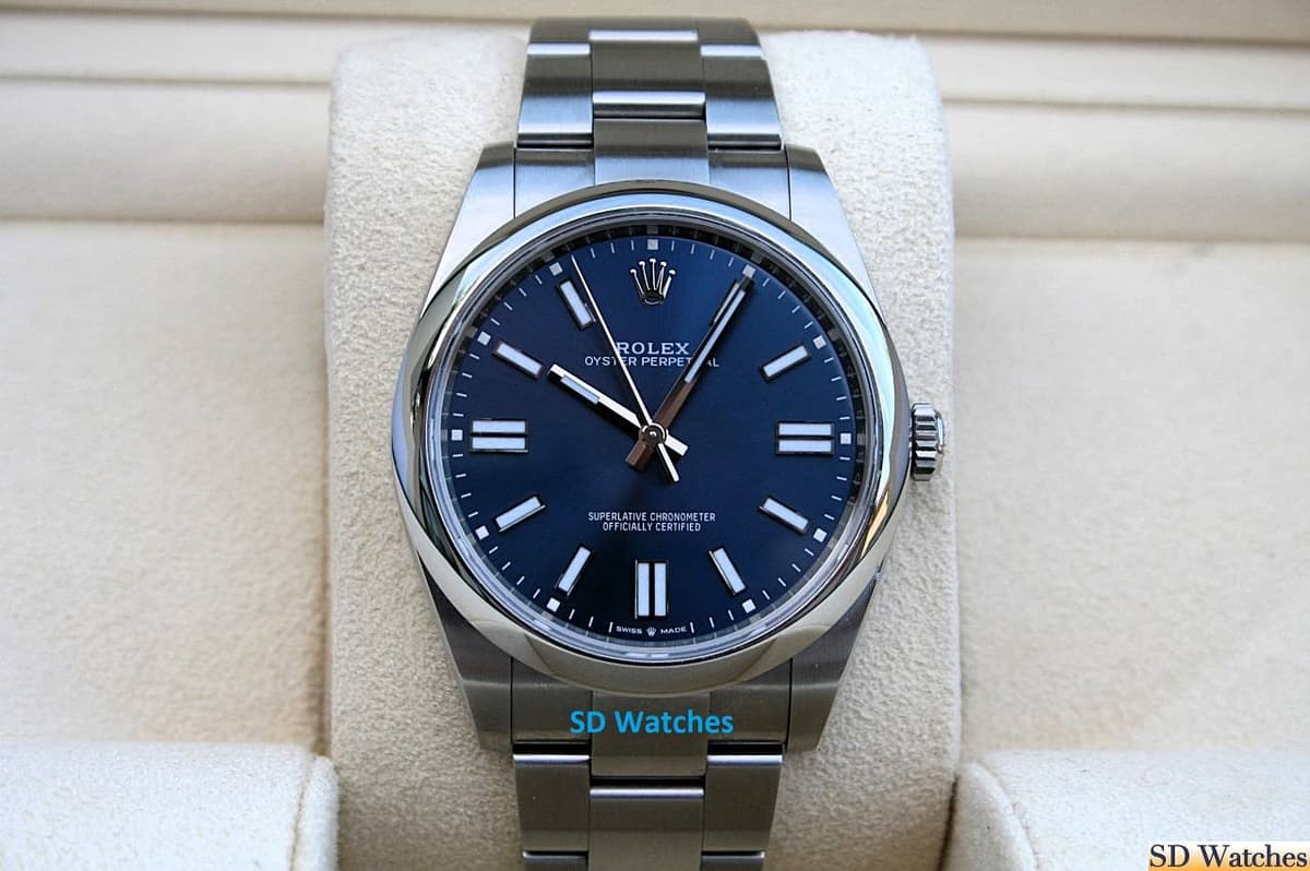 FS: ROLEX 124300 OYSTER PERPETUAL WATCH BLUE DIAL