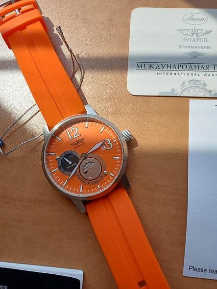 FS: LNIB POLJOT INTERNATIONAL Aviator Pilot in Steel on Strap