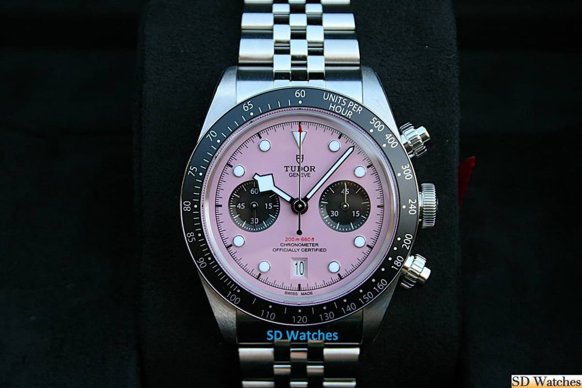 FS: TUDOR 79360N PINK BLACK BAY CHRONOGRAPH WATCH NIB