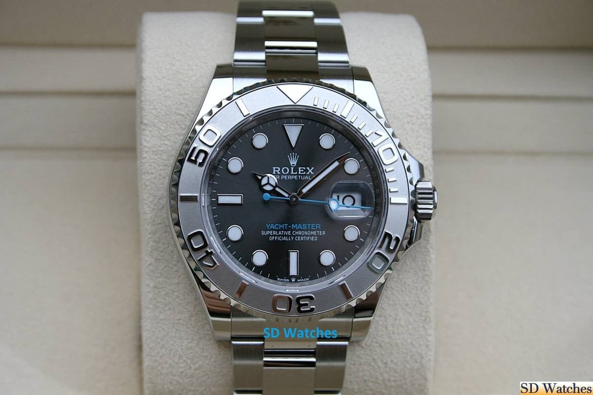 FS: Rolex 126622 Yachtmaster Watch Slate Dial Blue Hand
