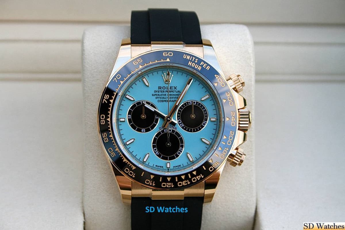 FS: ROLEX 126518LN DAYTONA WATCH TIFFANY DIAL 18K YELLOW GOLD