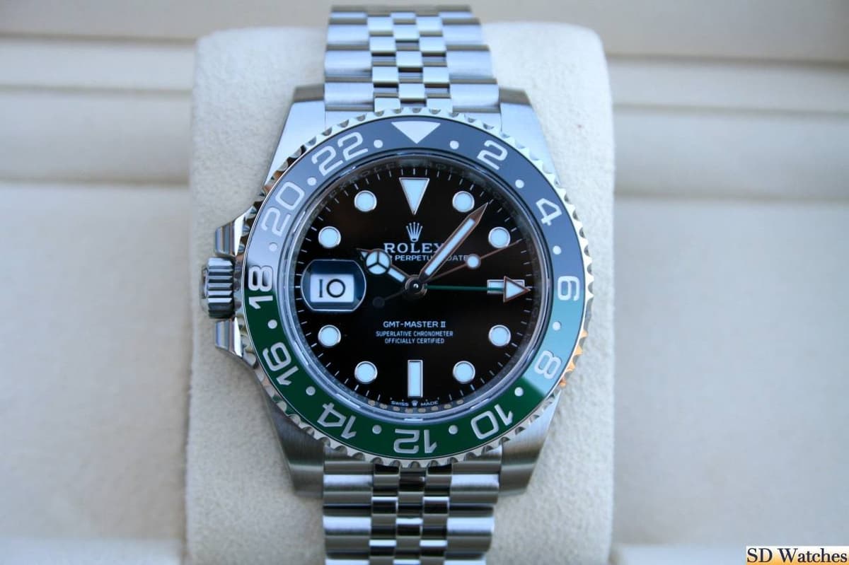 FS: Rolex 126720VTNR GMT MASTER II-LEFT HANDED SPRITE JUBILEE NIB