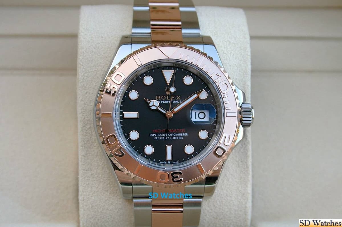 FS: Rolex 126621 Yachtmaster Watch 18K/SS Black Dial