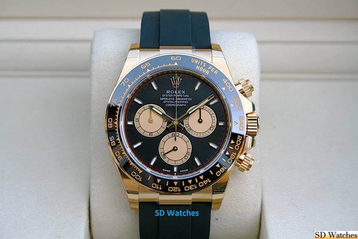 FS: ROLEX 126518 DAYTONA WATCH 18K YELLOW GOLD OYSTERFLEX