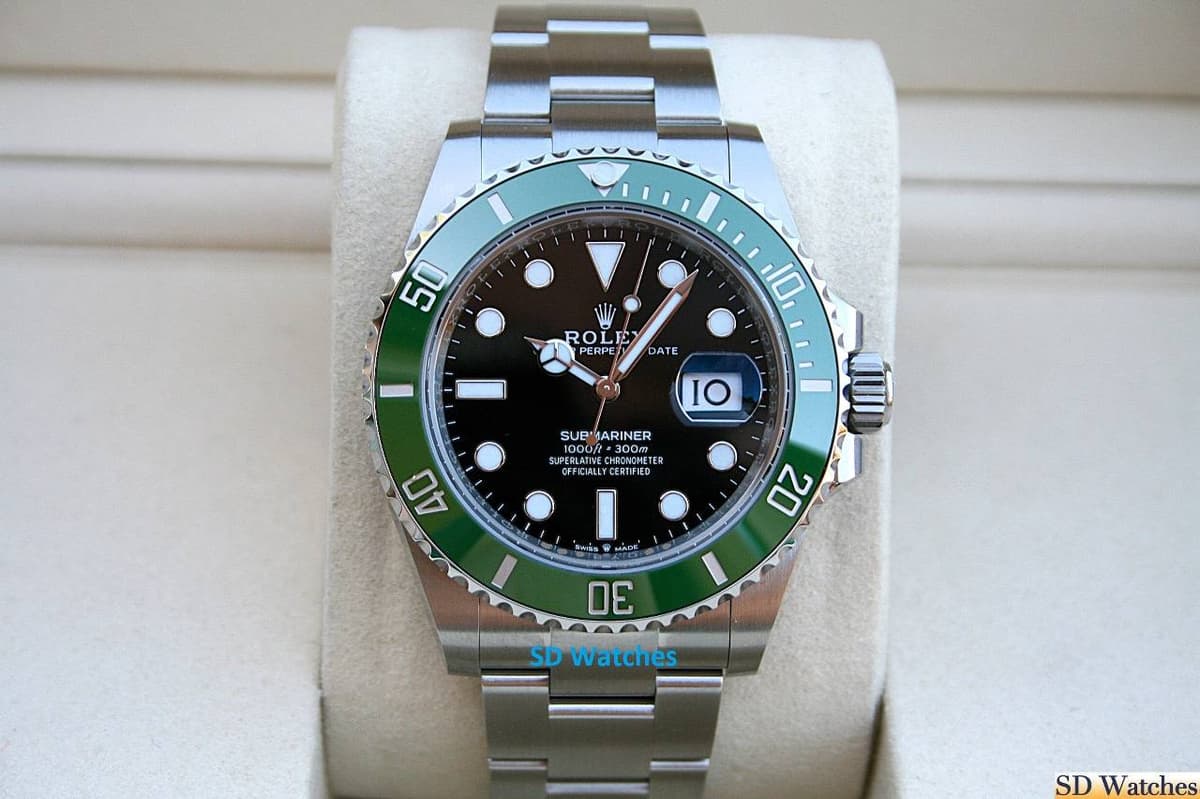 FS: ROLEX 126610LV SUBMARINER WATCH GREEN BEZEL STARBUCKS