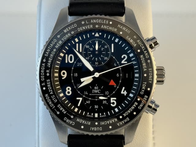 FS: Excellent IWC Timezoner Flyback Chronograph IW395001 Stainless Steel, Boxes and Papers, 46 mm. December 2021. New Price Reduction