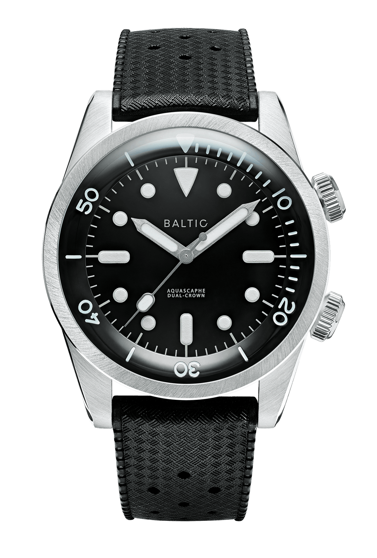 Baltic Baltic Aquascaphe Dual-Crown Black
