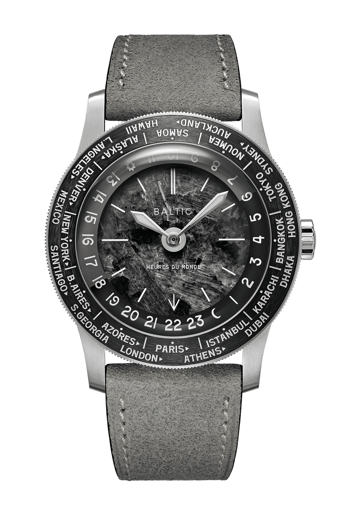 Baltic Baltic Heures du Monde Worldtimer - Labradorite