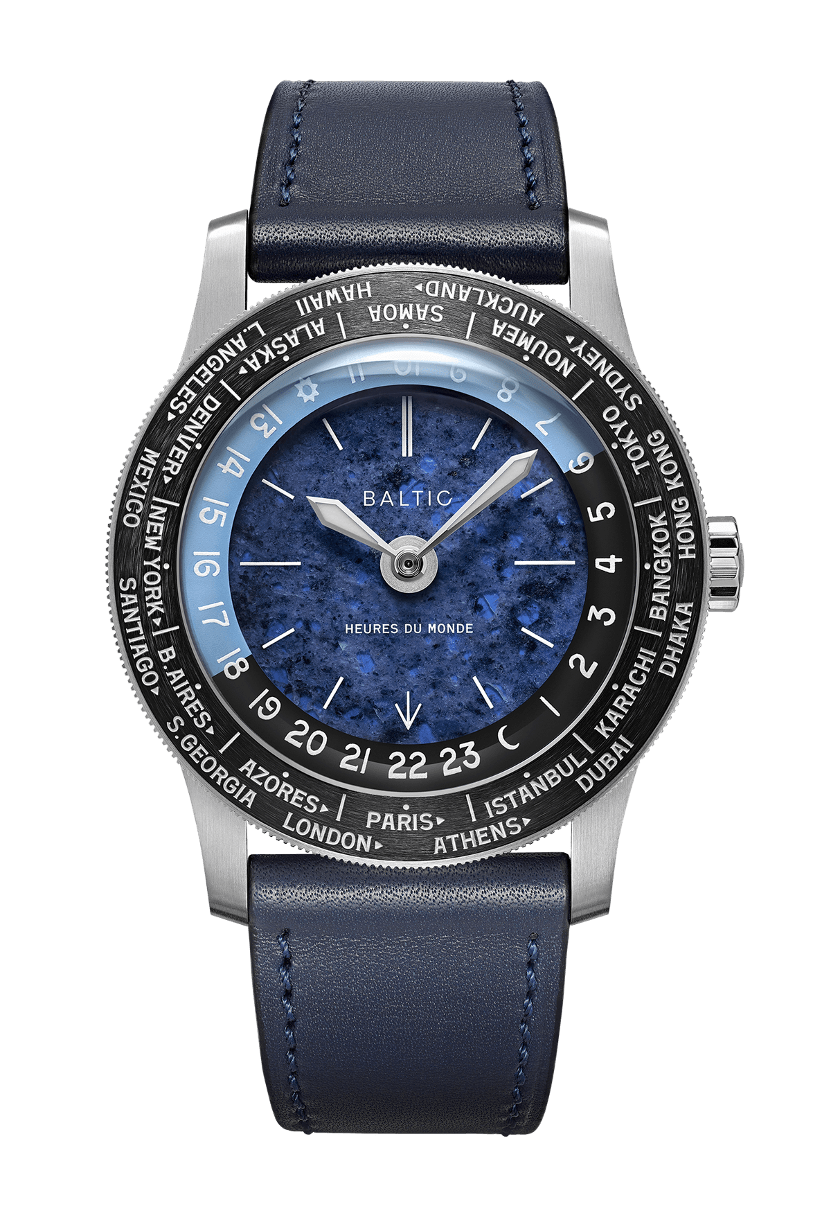 Baltic Baltic Heures du Monde Worldtimer - Sodalite