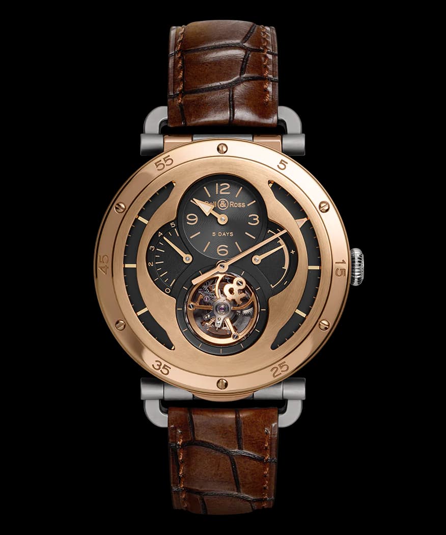 WW2 MILITARY TOURBILLON ROSE GOLD