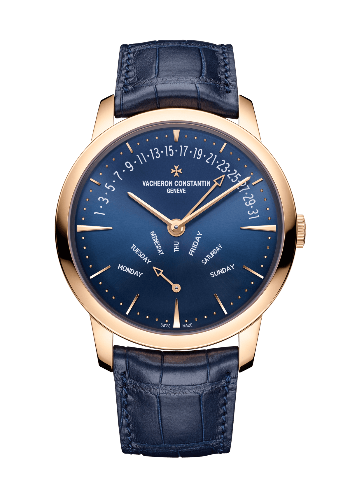 Vacheron Constantin Patrimony retrograde day-date - 42.5 mm - Pink Gold Watch
