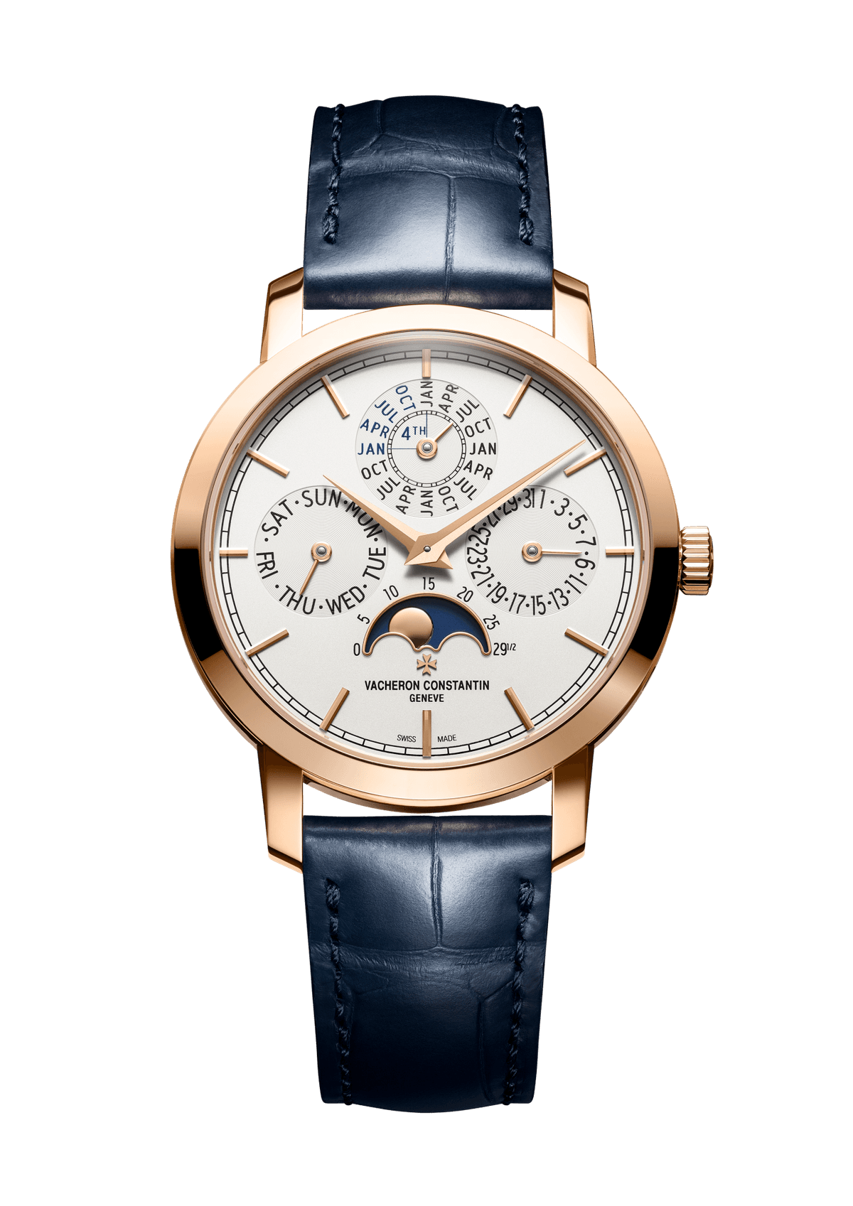 Vacheron Constantin Traditionnelle perpetual calendar ultra-thin - 36.5 mm - Pink Gold Watch