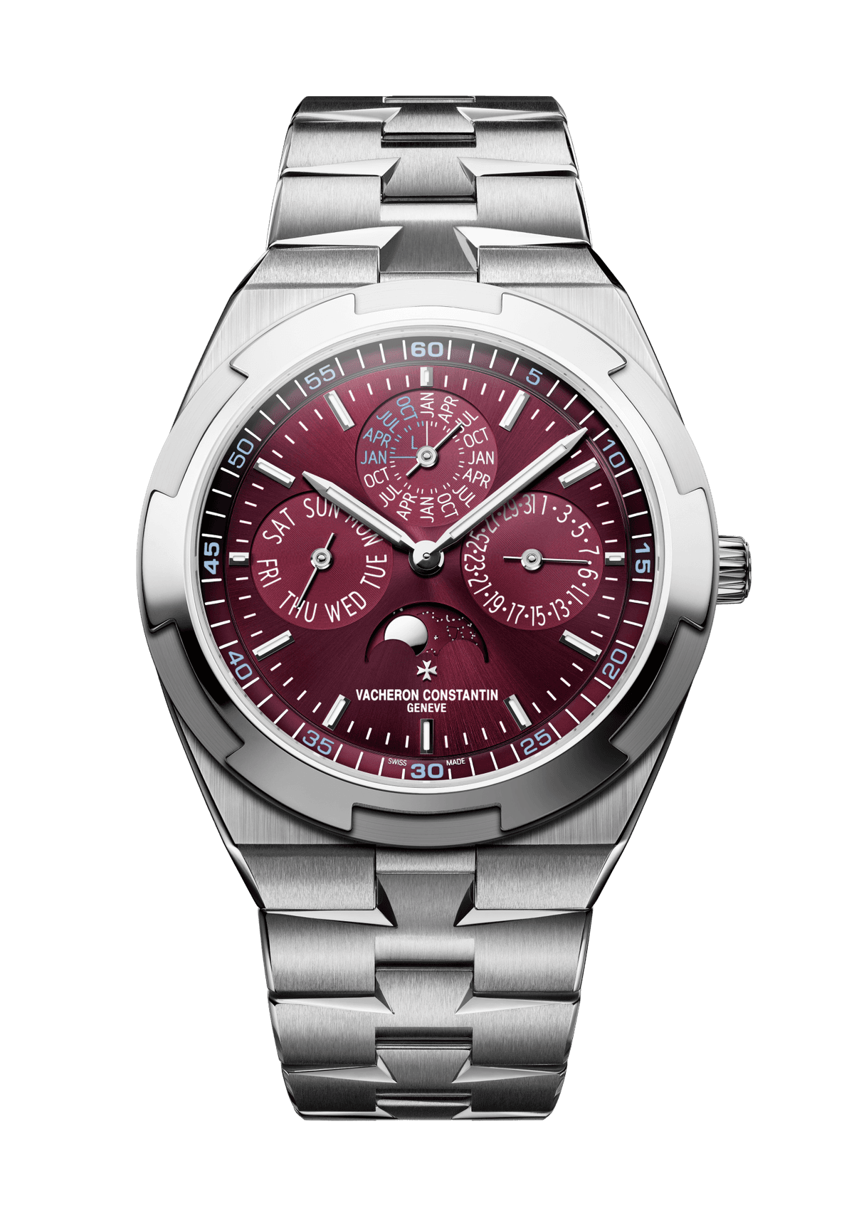 Vacheron Constantin Overseas perpetual calendar ultra-thin - 41.5 mm - White Gold Watch