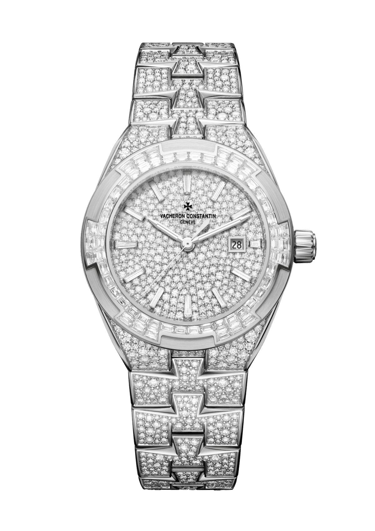 Vacheron Constantin Overseas self-winding high jewellery - 35 mm - White Gold Watch