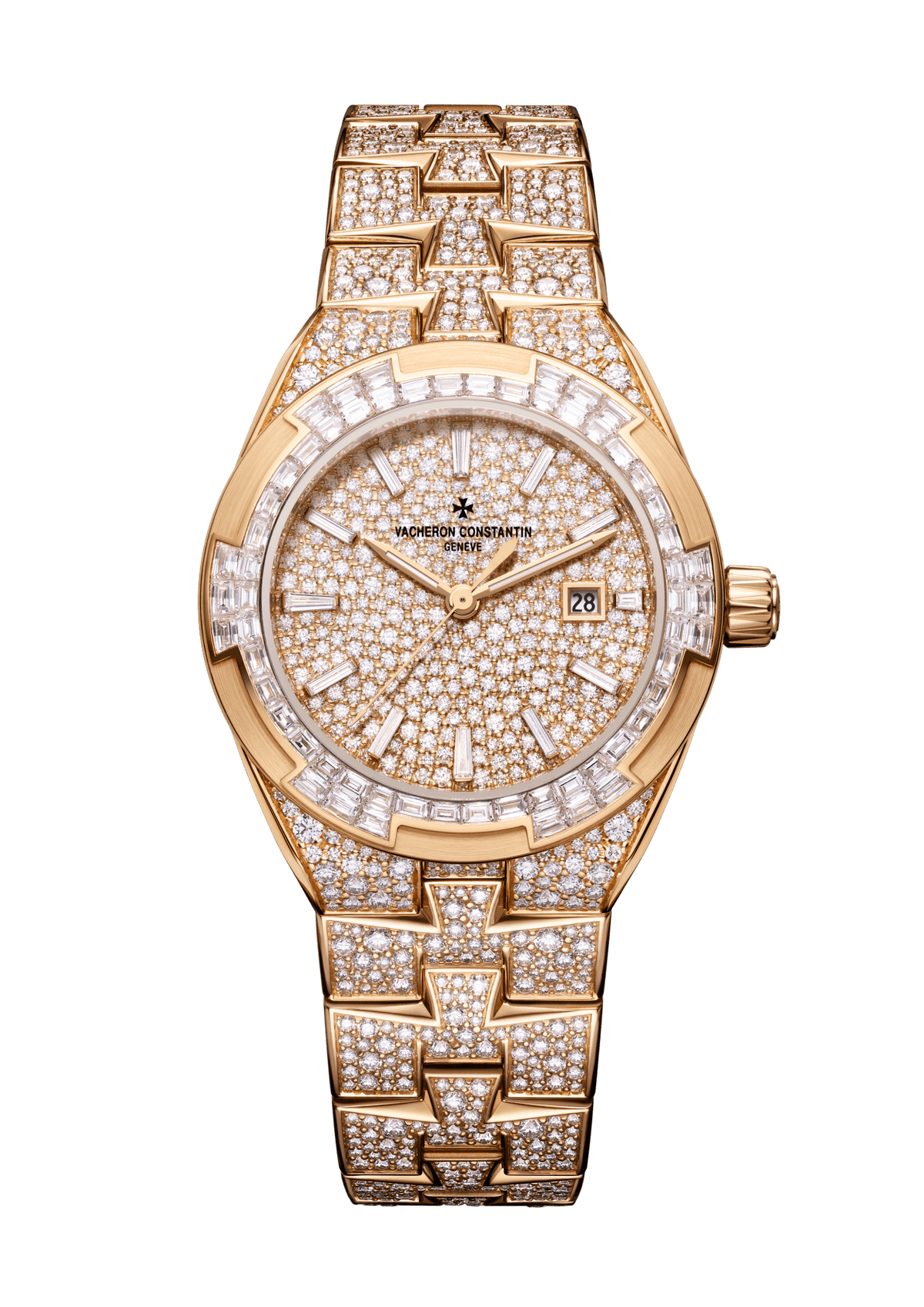 Vacheron Constantin Overseas self-winding high jewellery - 35 mm - Pink Gold Watch