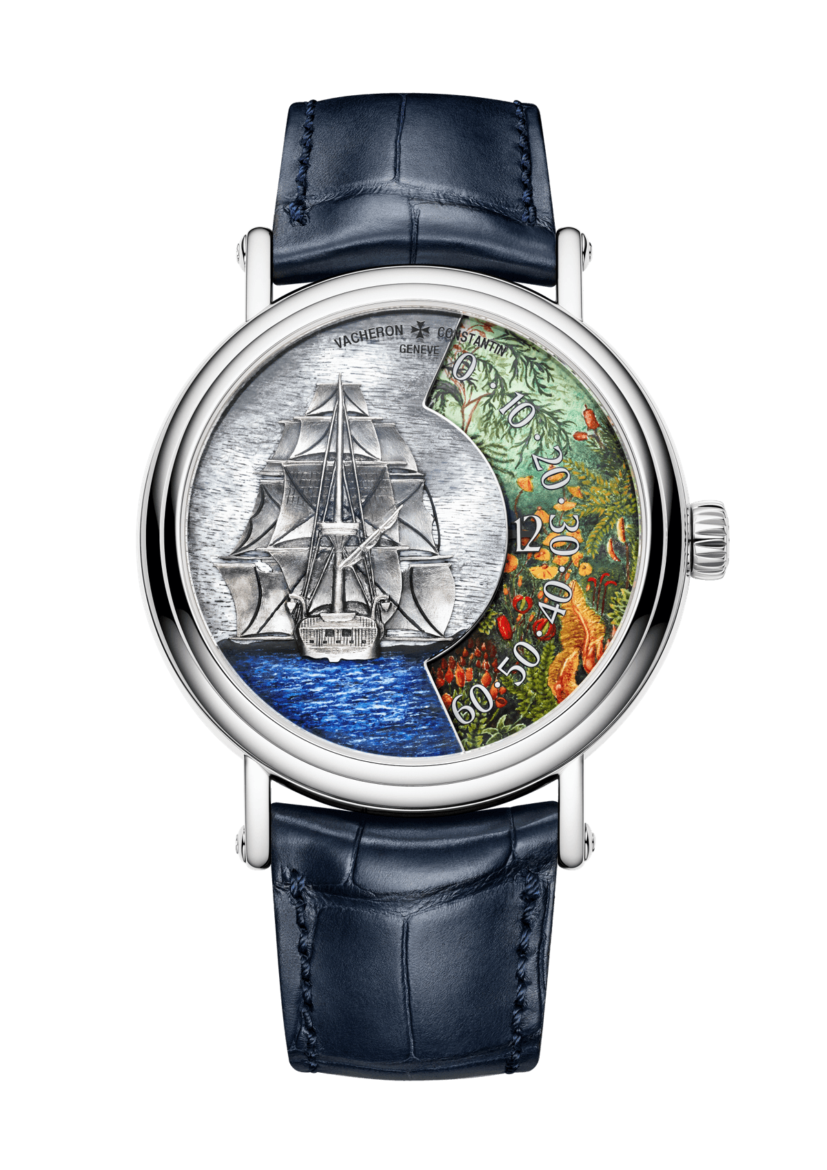 Vacheron Constantin Métiers d'Art Tribute to Explorer Naturalists - Cap-Vert - 41 mm - White Gold Watch