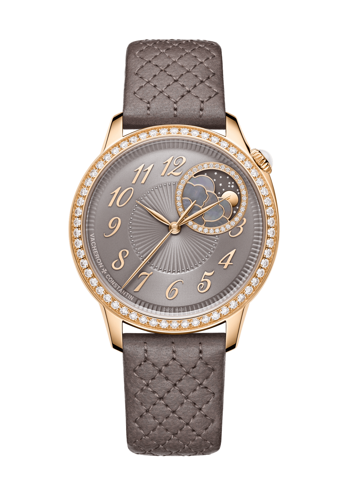 Vacheron Constantin Égérie moon phase - 37 mm - Pink Gold Watch