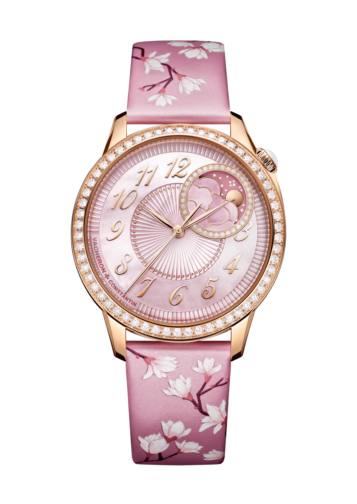 Vacheron Constantin Égérie moon phase - 37 mm - Pink Gold Watch