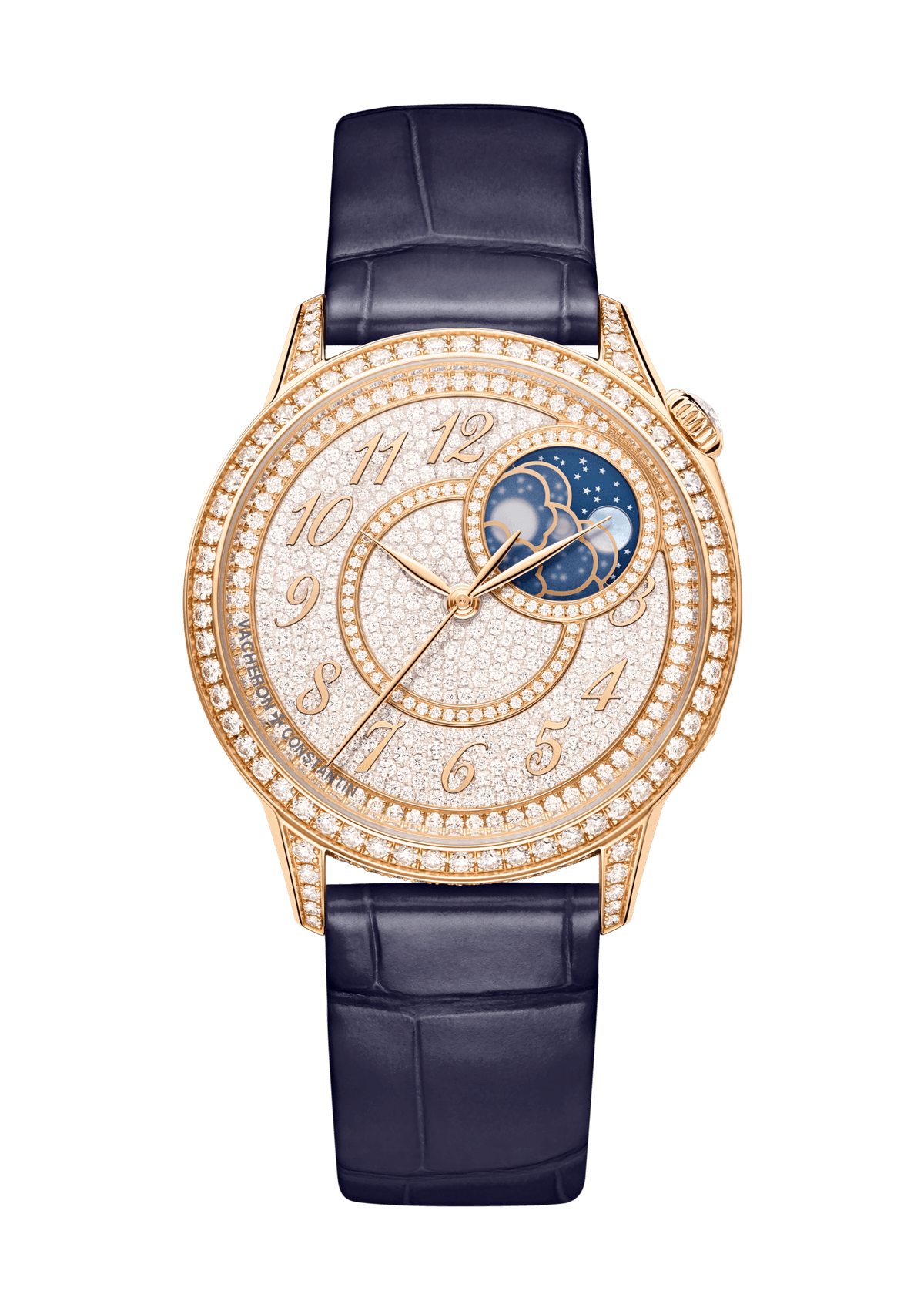 Vacheron Constantin Égérie moon phase - 37 mm - Pink Gold Watch
