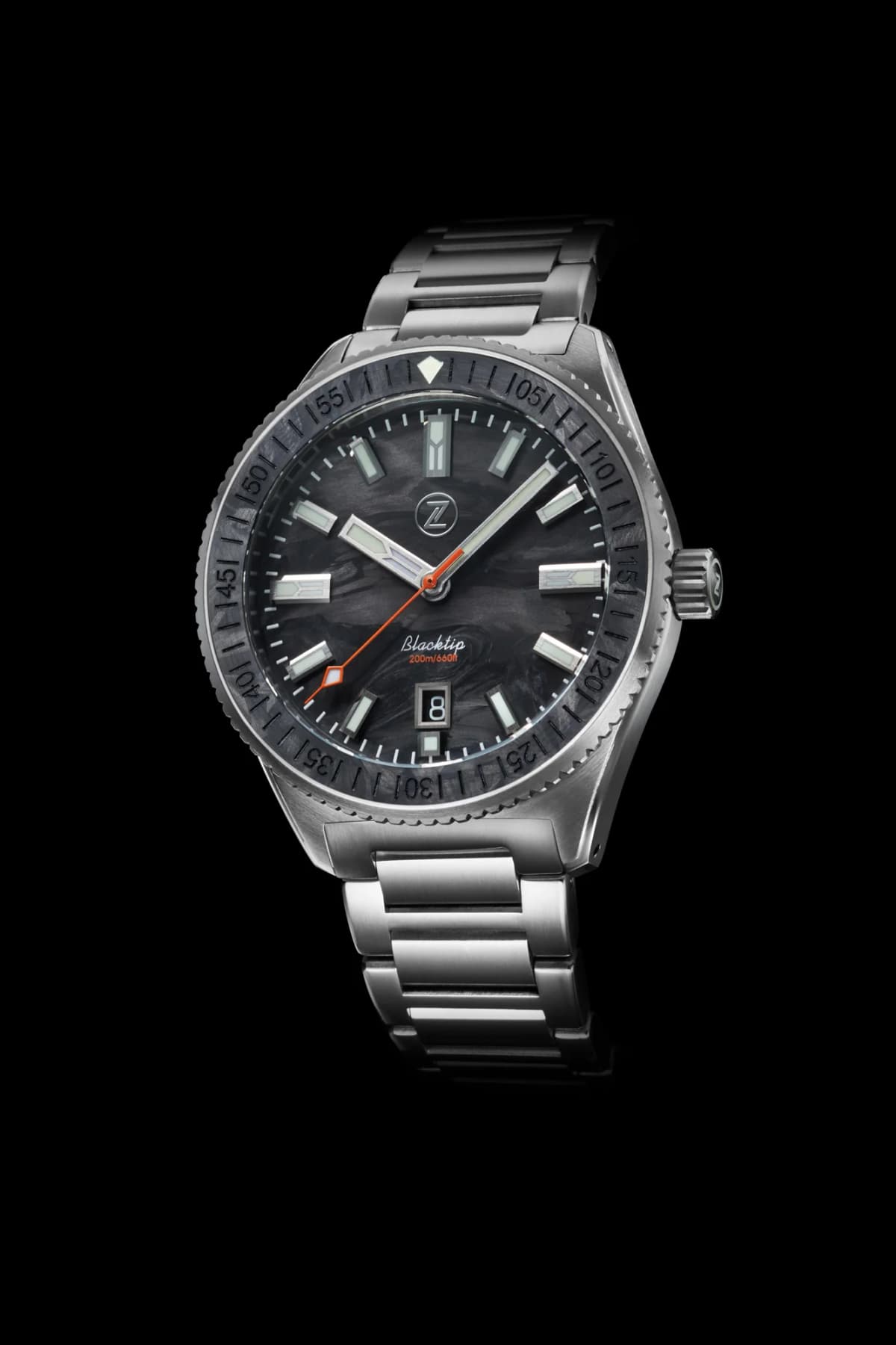 Zelos Zelos Blacktip 200m Diver Forged Carbon