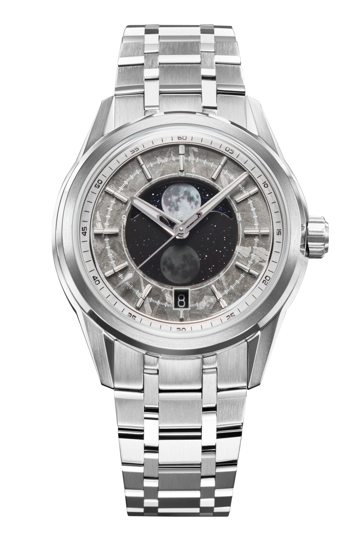 Zelos Helica Moonphase Meteorite