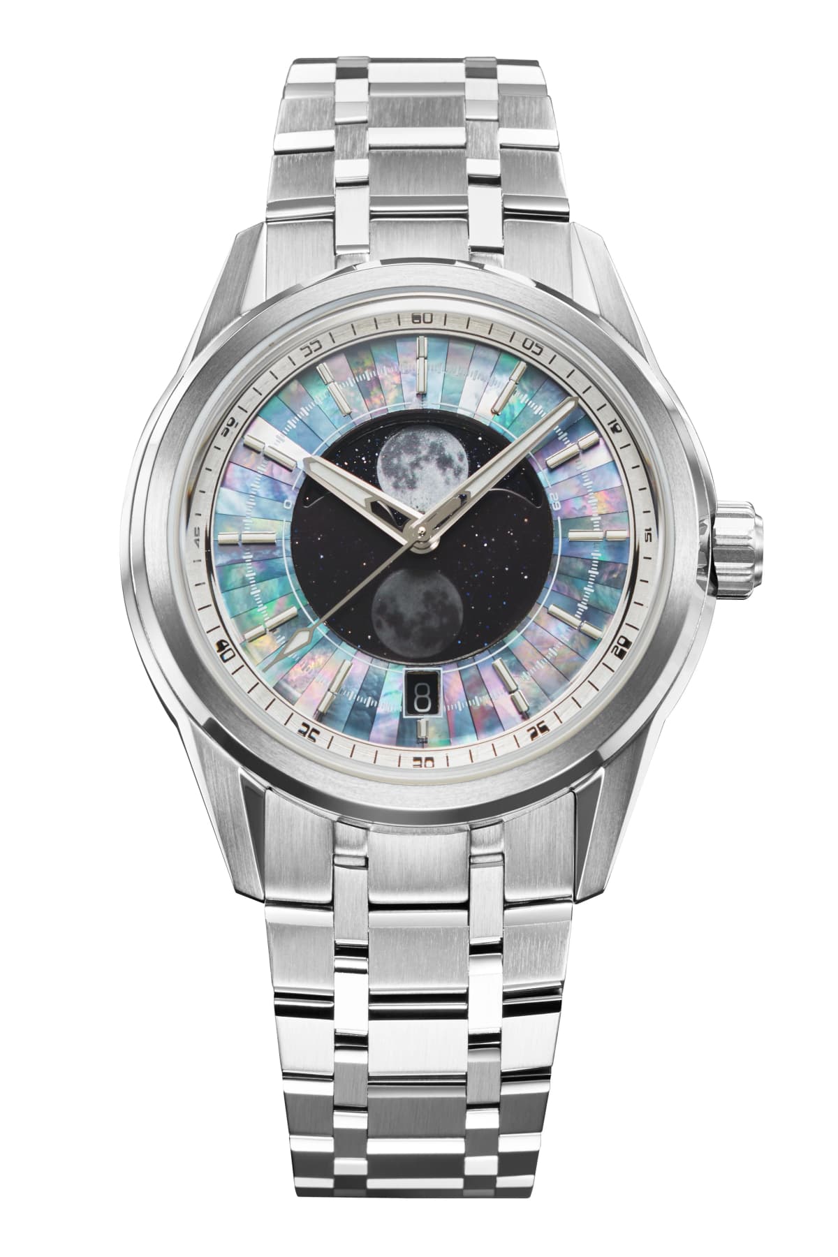 Zelos Helica Moonphase Mosaic MOP
