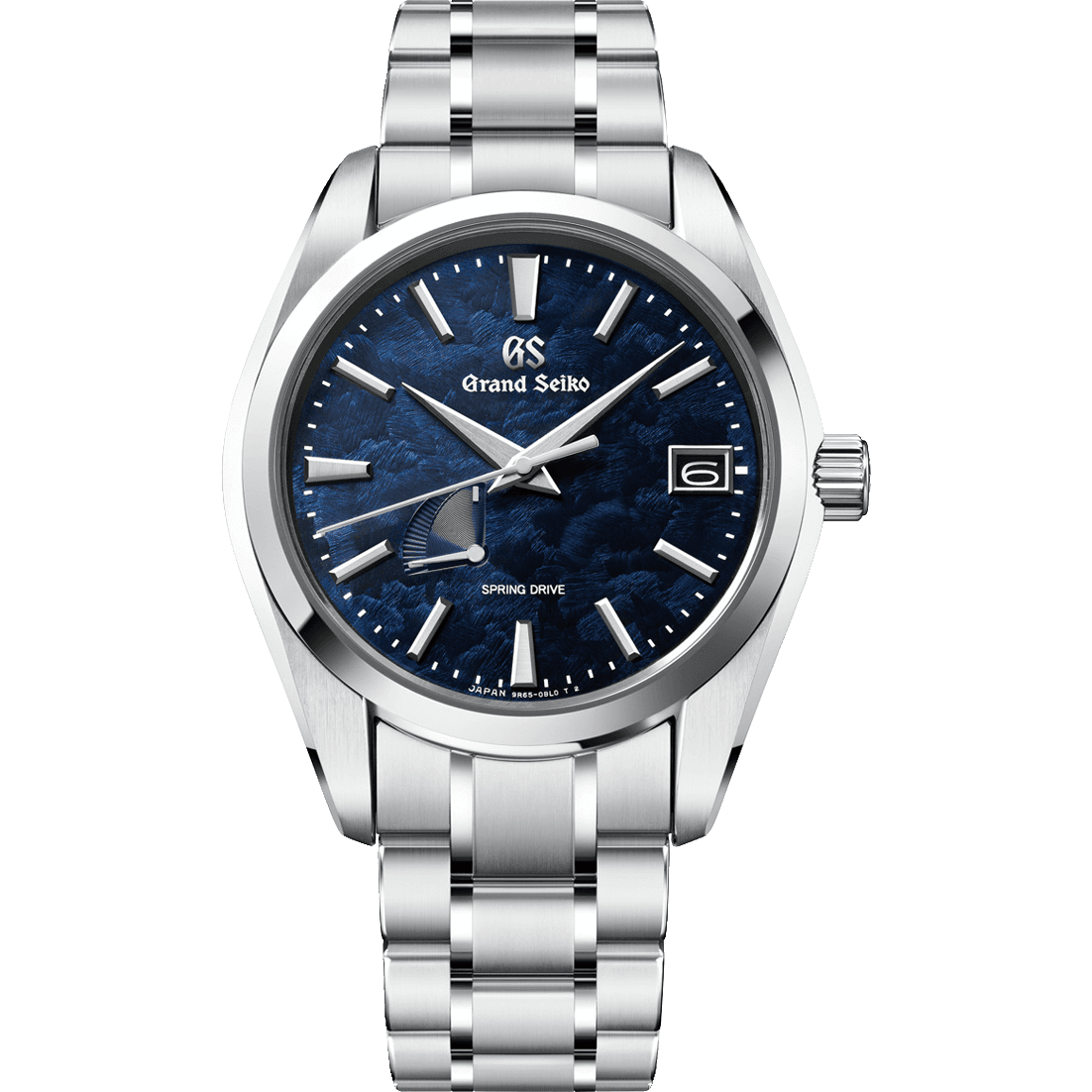 Grand Seiko Grand Seiko A classic Spring Drive design with a dial in Katsuiro indigo