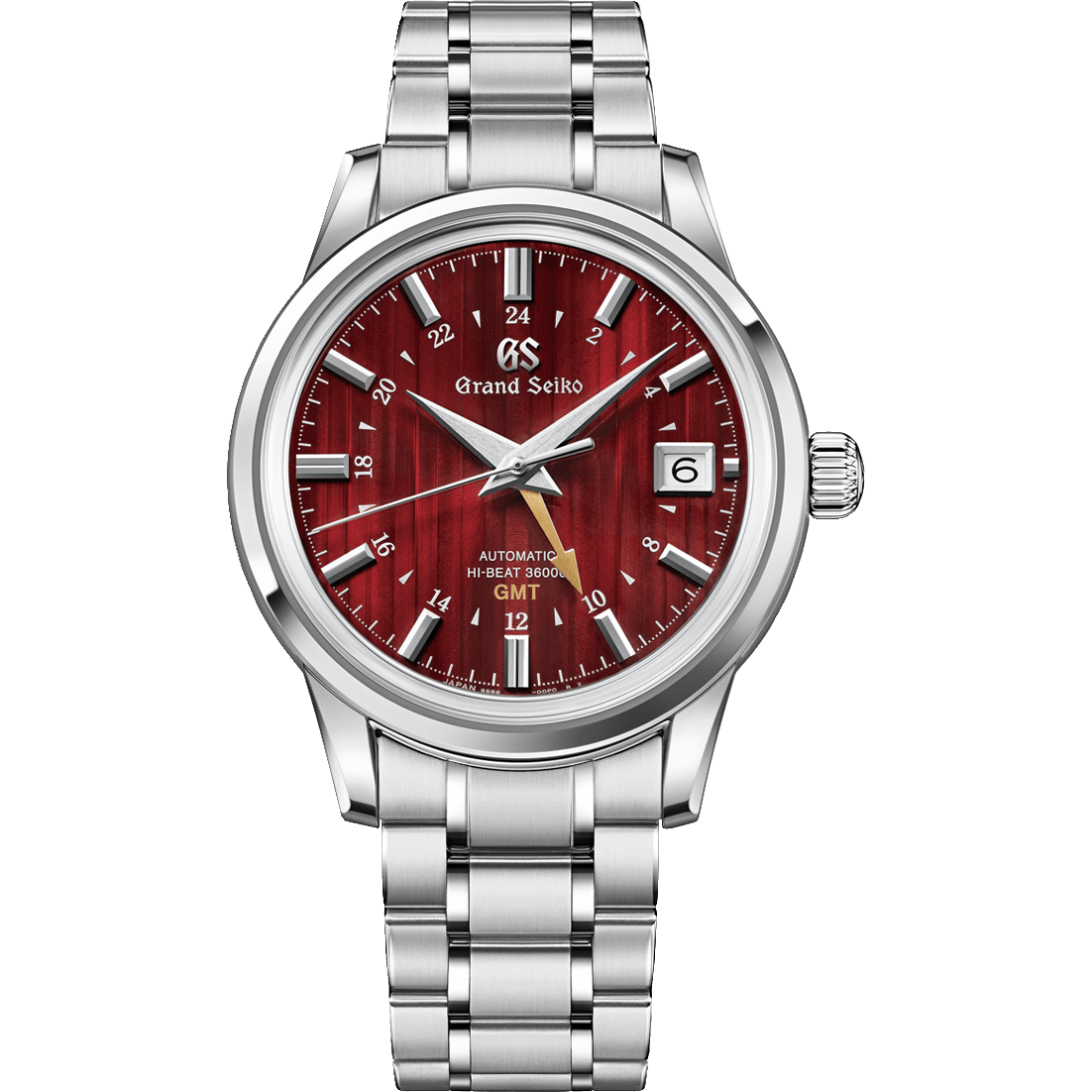 Grand Seiko Grand Seiko A mechanical GMT showcasing a spectacular dial that depicts the color of autumn leaves reflected in traditional lacquered flooring