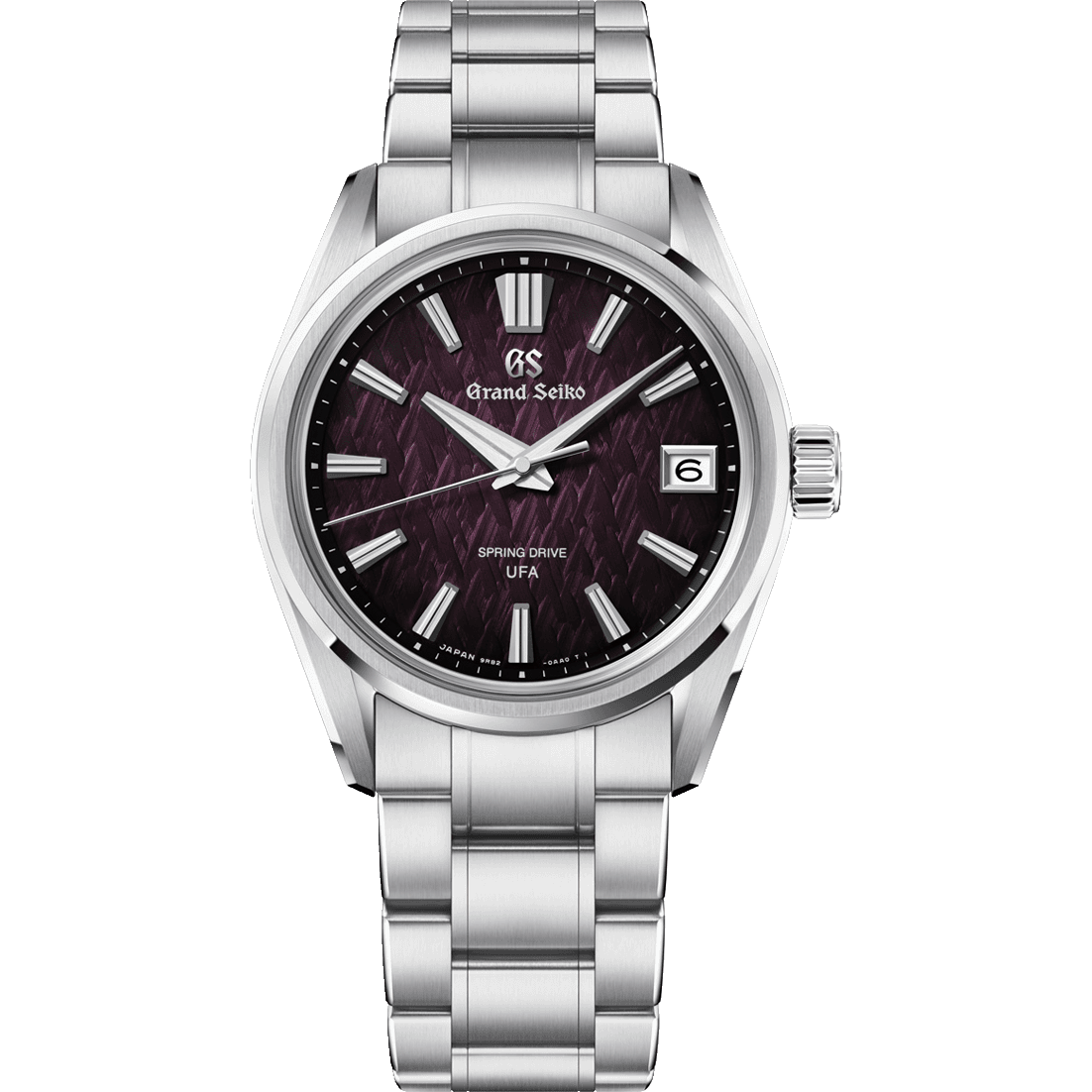 A Spring Drive U.F.A. limited edition captures the ethereal beauty of a frost-covered dawn with its violet-colored dial