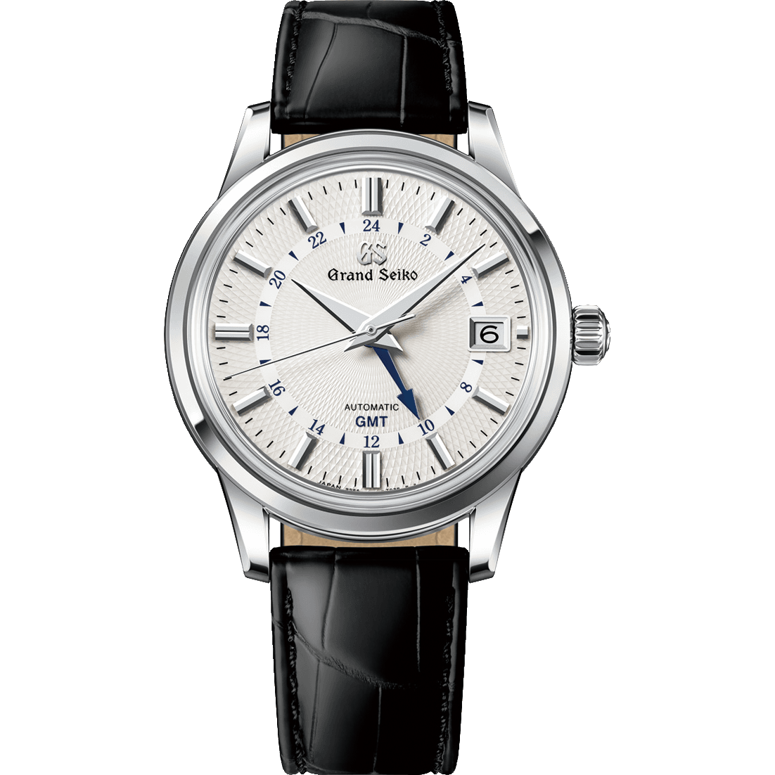 Grand Seiko Grand Seiko A classic mechanical GMT, the "Snowdrop" expresses the gleam of snow melting in spring sunshine.